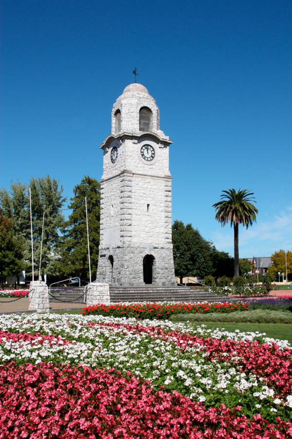Blenheim war memorial clock tower
