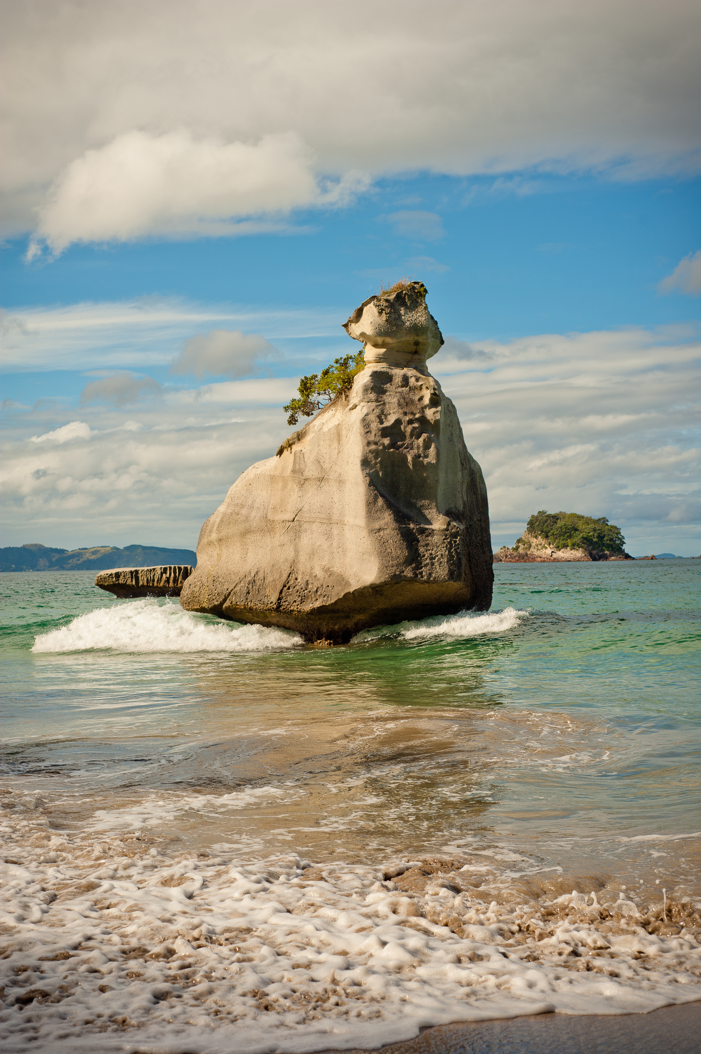 A rock off the coast of Coromandel