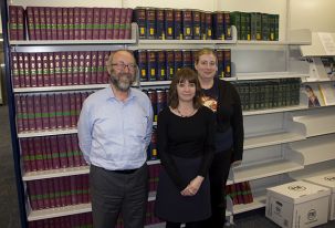 The librarians in the Wellington Law Library